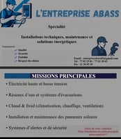 Travaux &eacute;lectriques BT/HT et installations courant faible