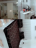 Ensemble lit, armoire et table à chevet importé de Turquie