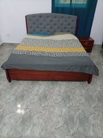 Chambre à coucher complète en cerisier acajou, excellent état