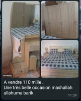 Chambre à coucher complète presque neuve