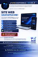 Site vitrine professionnel gratuit pour votre entreprise