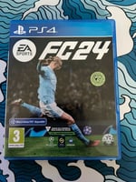 Jeu vidéo FC 24 pour PS4, excellent état, prix négociable