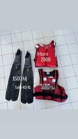 Equipement nautique, gilet pro race et tribord, palme incluse
