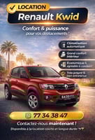 Renault Kwid Rouge, Boîte Manuelle, Confortable et Économique