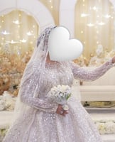 Robe de mariage longue, portée une fois, achetée à Dubaï