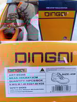 Chaussures de sécurité neuves dans l'emballage