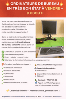 Ordinateur de bureau complet en excellent état