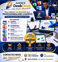 Agence DeekDeek services professionnels de documents et présentations rapides