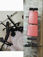 Banc de musculation complet en bon état pour entraînement maison