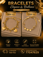 Bracelet femme en acier inoxydable résistant à l'eau ajustable