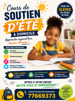 Cours de soutien d’été à domicile pour élèves de base