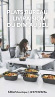 Livraison de plats chauds au bureau