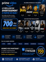 Compte Prime Video pour films et séries en streaming