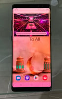 Samsung Note 8 64 Go bleu, écran rayé, bon état