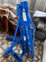 Support moteur rotatif neuf et grue d'atelier pliante 2 tonnes