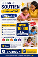 Cours de soutien scolaire à domicile du CP au CM2 pendant l'été