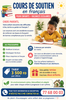 Cours de soutien en français pour enfants à Cheick Moussa été