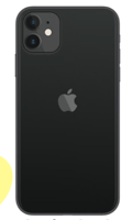 iPhone 11 64 Go noir en excellent état sans Face ID