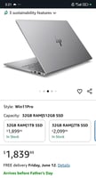 Ordinateur portable HP gaming performant Windows 11