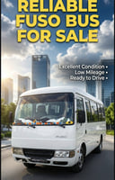 Bus Mitsubishi 25 places en excellent état et économique