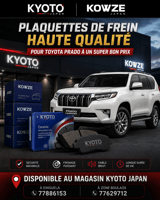 Plaquettes de frein originales KYOTO et KAWZE Japon qualité garantie