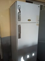 Réfrigérateur 2 portes blanc, grande capacité, bon état