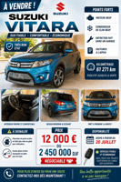 Suzuki Vitara 2019, moteur neuf, bon état général