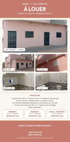 2 maisons de 180 m² et local commercial à Hodan 1