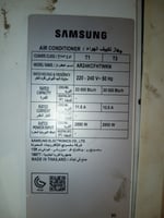 Climatiseur samsung 2.5 chevaux d'occasion T3