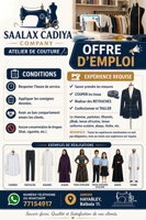 Offre d'emploi tailleur/tailleuse expérimenté(e) à Balbala