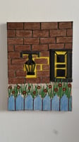 Décoration murale 3D artisanale originale pour intérieur