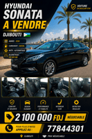 Hyundai Sonata diesel récent noir disponible