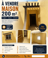 Maison F3 200 m2 avec titre foncier à Hodan 2 près hôpital Al Rahma