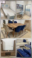 Ensemble mobilier enfant, salon, table et meuble TV en bon état