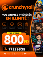 Abonnement Crunchyroll Premium pour animes en HD et 4K