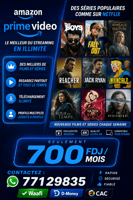 Accès Prime Video films et séries en qualité HD