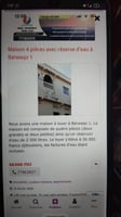 Maison 4 pièces avec réservoir d'eau à Barwaqo 1