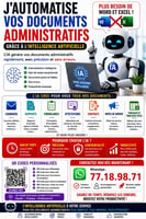 Cours pratique d'intelligence artificielle pour productivité et automatisation
