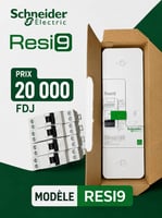 Ensemble électrique Schneider Electric Resi9 neuf pour habitation