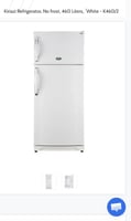 Réfrigérateur Kiriazi 460L et machine à laver Fresh 10kg neuves scellées