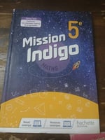 Livre de maths Indigo collège 7ème, presque neuf