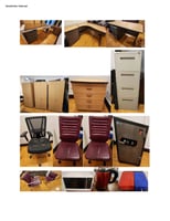 Lot complet de mobilier de bureau professionnel
