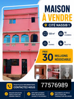 Maison 120 m² avec 10 chambres à Cité Nassib 1