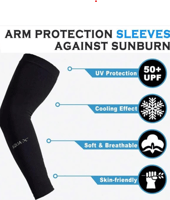 Manchons de protection solaire légers pour bras unisexes