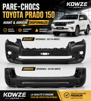 Pare-chocs avant et arrière KOWZE Japan pour Toyota Prado 150 neuf