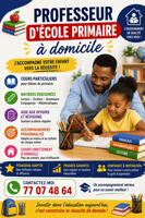Professeur particulier à domicile pour élèves du primaire