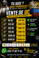 Recharge UC PUBG Mobile rapide et fiable avec livraison instantanée
