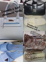 Ensembles sacs chics et chaussures tailles 38 à 40 élégants