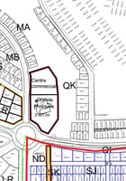 Terrain 320 m² double façade à proximité du futur centre commercial