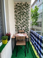 Treillis extensible avec feuilles artificielles
